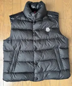 モンクレール　ブラック ダウンベスト サイズ2