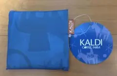 エコバッグ　Helpers　ブルー　カルディ　KALDI