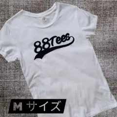 【新品未使用】88TEES ハワイ 半袖白Tシャツ M　綿100%クルーネック