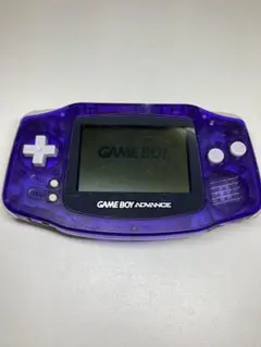 ゲームボーイアドバンス AGB-001 クリアパープル　稼動品
