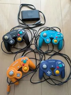 ゲームキューブ コントローラー 4個＆接続タップセット