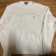Ralph Lauren リアルフェード　セーター アイボリー　特大サイズ　希少