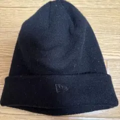 New Era 黒 ニット帽