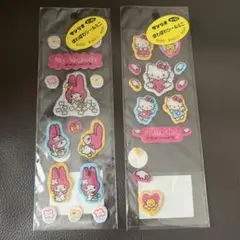 サンリオ　ぽわぽわシールミニ　マイメロ　キティ　平成レトロ