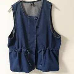 デニムベスト