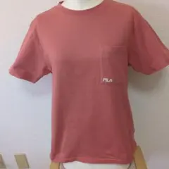 FILA ポケット付き Tシャツ ピンク
