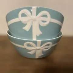 Tiffany ティファニー ブルーリボン ボウル 2個セット 食器のサムネイル