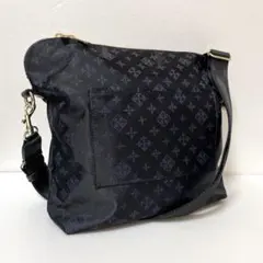 極美品　ラシット　ショルダーバッグ　モノグラム　ネイビー　総柄　肩掛け　斜め掛けのサムネイル