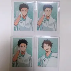 ハイキュー 極楽湯 ポラショットコレクション 岩泉一 及川徹 計4点