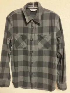 FIVE BROTHER ファイブブラザー　バッファローチェック　黒　Lサイズ