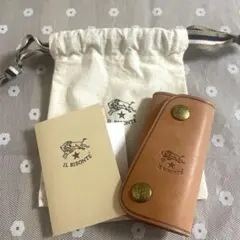 IL BISONTE レザーキーケース　袋付き
