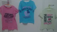 カラフルTシャツ3枚セット