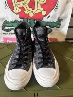 【美品】USA企画CONVERSE ALLSTAR チャックテイラーⅡ黒柄24㎝