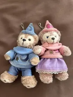ダッフィー シェリーメイ　ぬいぐるみバッチ