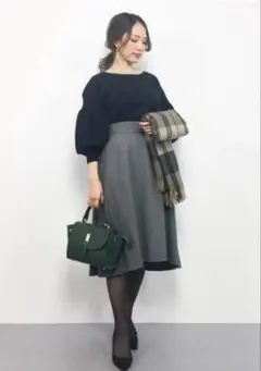 green label relaxing フレアスカート