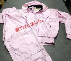 アシックス　ウィンドブレーカー上下　レディース