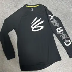 ブラック ロゴ入り 長袖 ウォームアップウェア