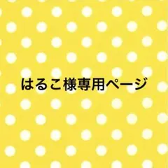 はるこ様専用ページ