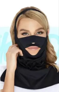 フェイスカバー ネックガード 裏起毛　保温防水 フェイスマスク　冬用　スキー