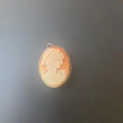 カメオ ペンダントトップ ブローチ