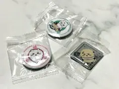 ちいかわ くら寿司 コラボ 缶バッジ マグネット 3点セット　あのこ　ラッコ