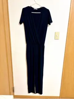 【ZARA】Vネック オールインワン フリーサイズ