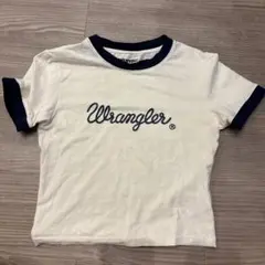 Wrangler リンガーTシャツ ホワイト ネイビー Sのサムネイル