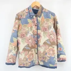 VINTAGE alfred dunner シルク キルティング ジャケット