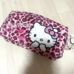 レア ハローキティ ヒョウ柄 ティッシュカバー サンリオ まんまるヒョウ サンリオ ハローキティ ヒョウ柄 ティッシュケース ティッシュ