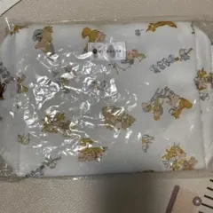 【新品未使用】 Milpoche ミルポッシェ 動物柄 おむつポーチ　ポーチのサムネイル