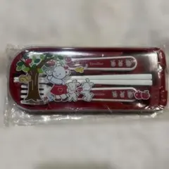 新品未使用 familiar トリオセット RED カラトリーセットのサムネイル