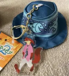 ディズニー　ズートピア2　映画　帽子キーホルダー　ニック　劇場グッズ