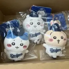 ちいかわ MLB ドジャース マスコット 3点セット ぬいぐるみうさぎだらけくじ