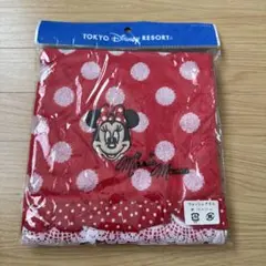 ★新品 未使用 未使用★Disney ミニーマウス ドット柄 ウォッシュタオル★
