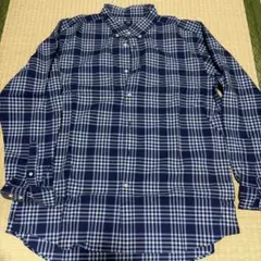 UNIQLO チェック柄 長袖シャツ