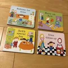 厚紙絵本セット 4冊 英語