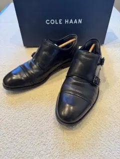 COLE HAANダブルモンクストラップシューズ