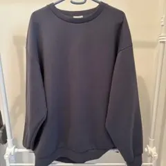 ネイビー　クルーネック スウェット　トレーナー