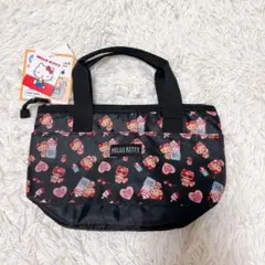 日焼けキティ 保冷 トートバッグ ランチバッグ ブラック 完売品