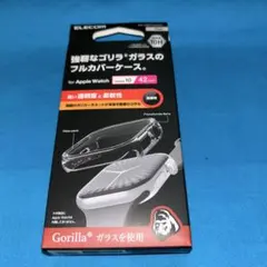 ELECOM Apple Watch 42mm フルカバーケース ブラックゴリラ