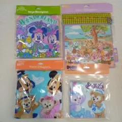【未使用】ディズニーシー　ダッフィー　巾着　タオルセット