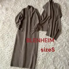 S♦︎美品　ブレンヘイム　ストール付きハイネックニットワンピース　S