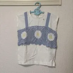 【新品】アプレレクール　ビスチェ風ノースリーブ　110cm