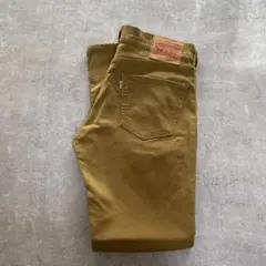 Levi's 511 カラーデニムパンツ　ジーンズ　キャメル　W33L32