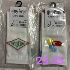 23-25☆GUハリーポッター靴下、ソックス2足セットのサムネイル