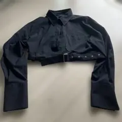 ZARA ザラ　クロップドシャツ ロンT Lサイズ