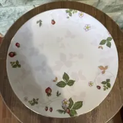 WEDGWOOD ワイルドストロベリー パスタプレート 2枚 ピンク グリーン