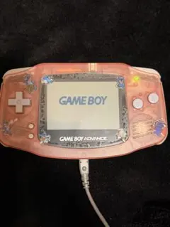 ゲームボーイアドバンス AGB-001 クリアピンク ジャンク品