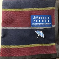 新品未使用 アーノルドパーマー 綿100%ハンカチ 傘の刺繍 クラシック柄のサムネイル