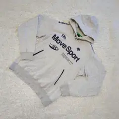 DESCENTE MOVESPORT パーカー　プルオーバー　グレー　M